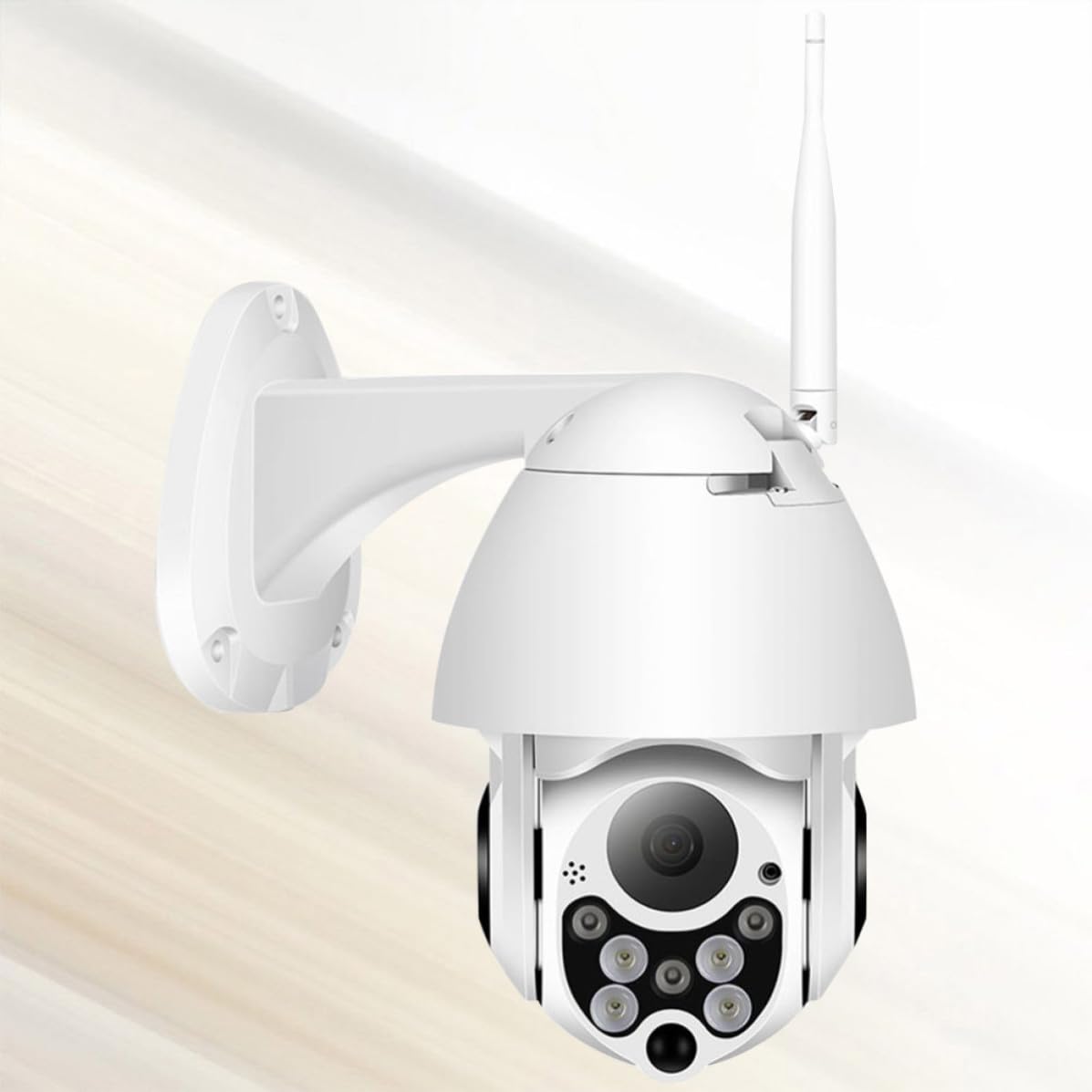 STOBAZA Caméra IP Étanche 90° pour Maison et Extérieur