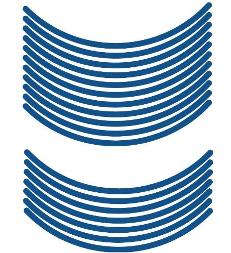 エムディーエフ リムストライプ ソリッドタイプ キャンディーブルー 10mm幅 17インチ RIM-10M-CB-17N