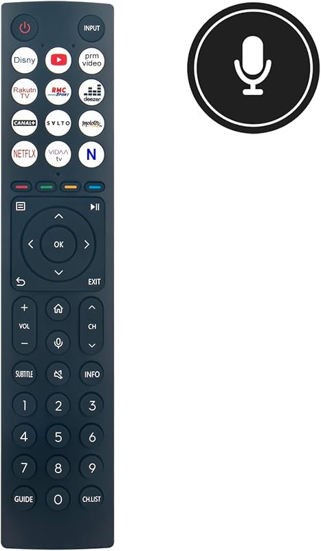 ALLIMITY ERF3C86H Hisense TV távirányító 55A85H 75U8HQ 65U7HQ 65A9H