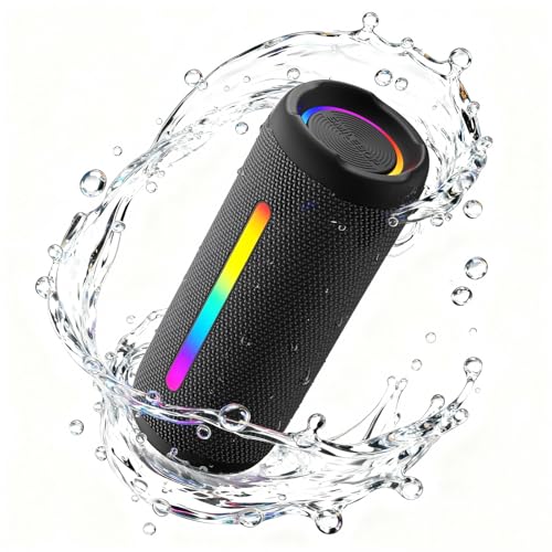 SMILEBOP Portable Bluetooth Speaker Wireless, 40W Super Bass...