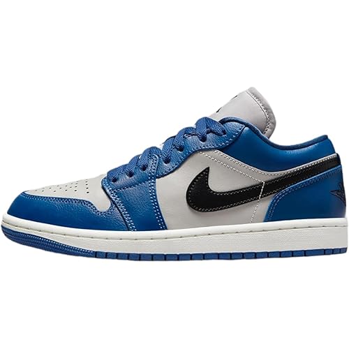 Air Jordan 1 Low - French Blue & Black College Grey by Nike
