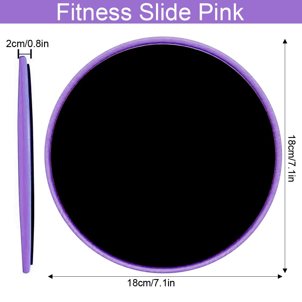 Slider per esercizi a doppio lato, cursori per allenamento, cursori per esercizi per addominali, gambe e glutei, cuscinetti per addominali per allenamento completo del corpo, crossfit e cross training