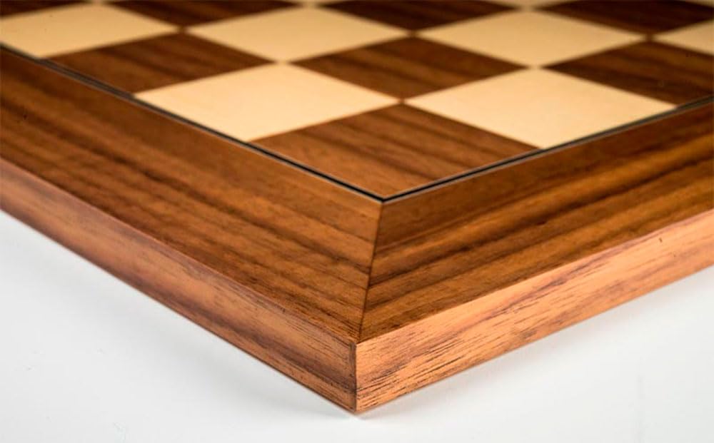 Tablero de ajedrez Rechapados Ferrer Nogal 50 cm. Casillas 50 mm.