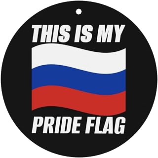 This Is My Pride Flag Russia Flag Car Air Freshener Cards Hanging Fragrance Car Accessories Home Office Bedroom