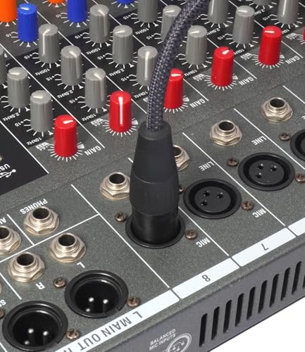 Image of XLR Pass Through Cable Splitter, Dual Female Panel Mount to 1 Male Connector Adapter Y Cable, Mic Feed /Pass Thru Converter for Stage Box, Patch Panel, Floor Box 2 feet(2F D-Type to M)