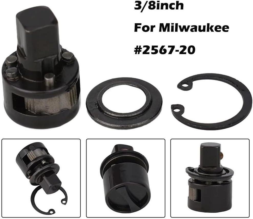 Ratchet Head Anvil Kit 2566-20 (1/4" Fuel) & 2567-20 (3/8" Fuel) — Alloy Steel Replacement Anvils, Fit Repair Kit(2567-20 3/8in)