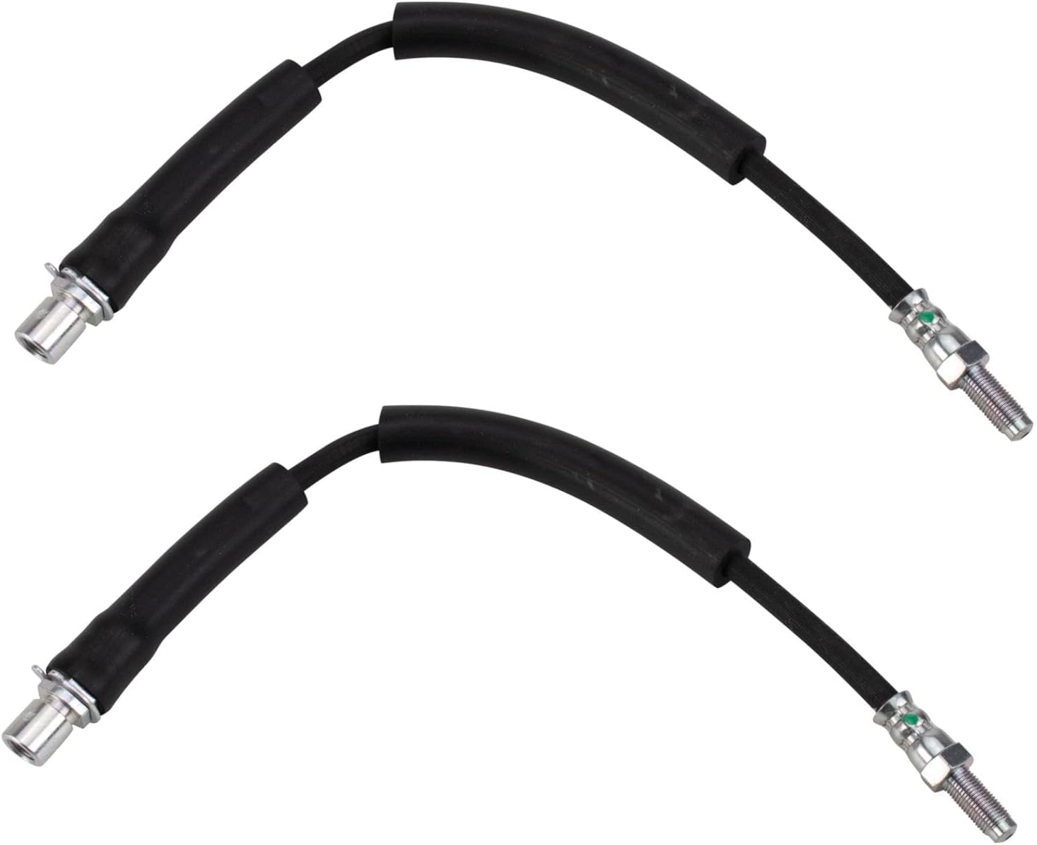 TRQ Rear Brake Hose Set Compatible with 2009-2019 Ford Flex 2013-2019 Police Interceptor Sedan 2014-2018 Special Service Police Sedan 2010-2019 Taurus 2009-2016 Lincoln MKS MKT
