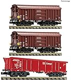 Rolldach abnehmbar Fleischmann 829357 3-TLG. Set 1: Tontransportwagen, DB AG