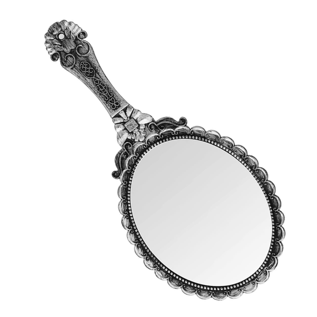 Specchio da Bellezza Vintage Manico, Design Decorativo Elegante