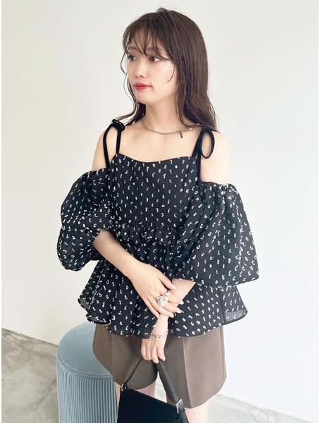Amazon.co.jp: [リリーブラウン] 3WAYジャガードペプラムビスチェ