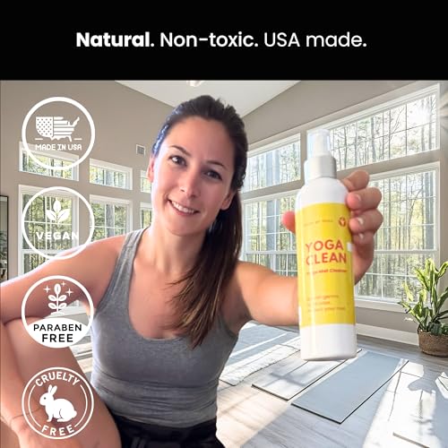 Image of Yoga Mat Cleaner Spray - Spa-Like Scent | Eco-Friendly Formula | Neutralizes Sweat & Odor | Helps Protect Your Mat | 8 oz | Plant-Based, Made in USA | Body By Yoga