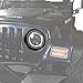 u-Box Wrangler Black Headlight Bezels Headlamp Insert Cover Trim for Jeep Wrangler TJ 97-06