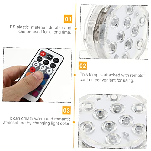 FRCOLOR 1 Conjunto De Luz À Prova D'Água Para Decoração Iluminação Para Piscina De Aquário Luz LED