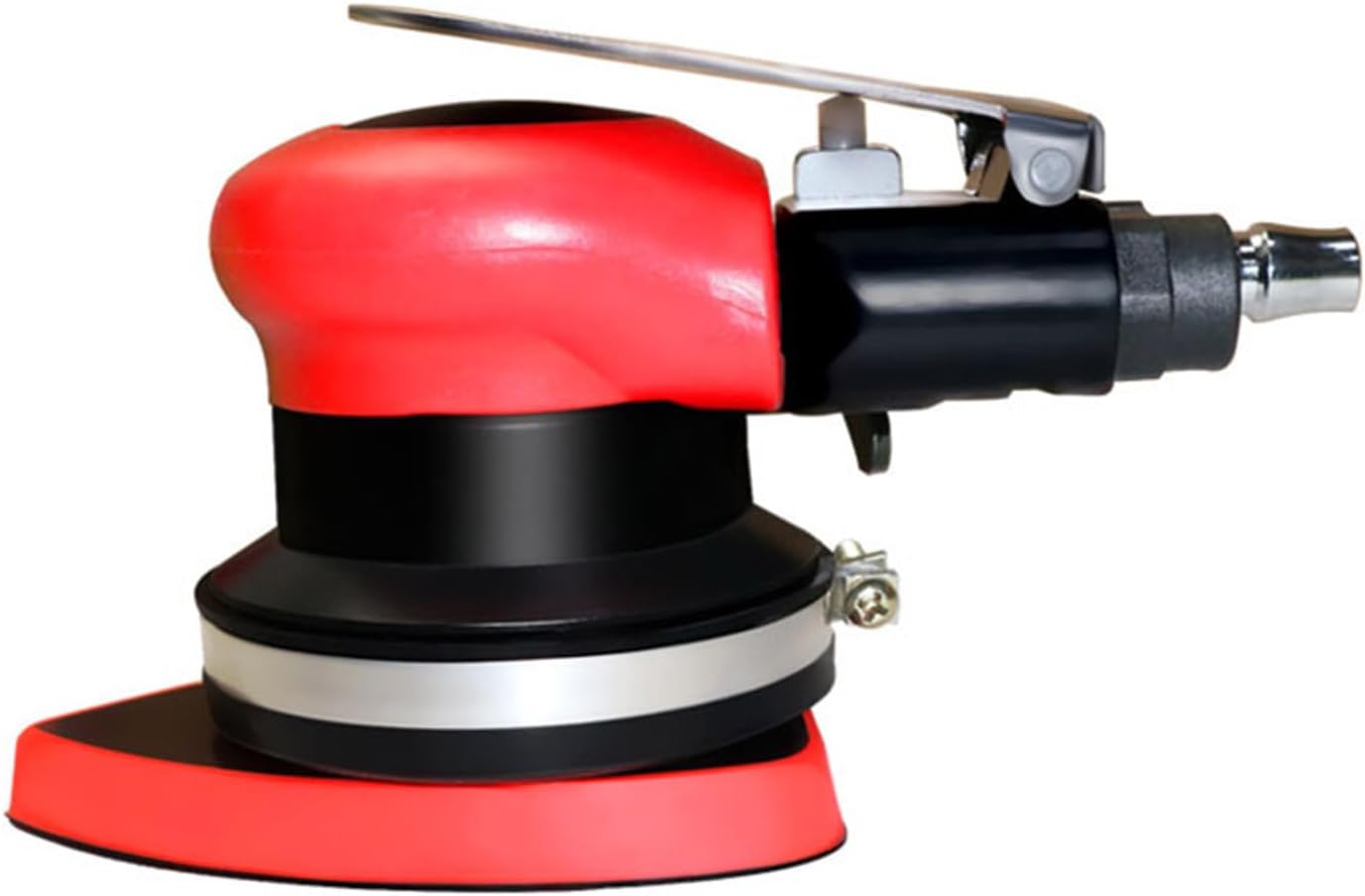 Industrial Pneumatic Sander Tool Adjustable Speed Hook Loop Pad Quick Disc Changing for Rubber Marble Industrial Pneumatic Grinder