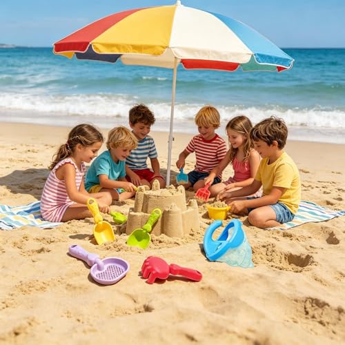 Jouets de château de sable pour vacances au camping