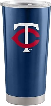 Logo Brands 517-S20T-1 Minnesota Twins 20oz Gameday Stainless Tumbler