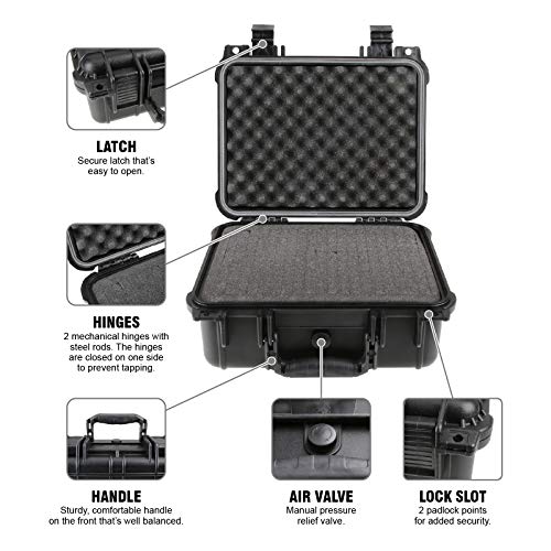 Maleta rígida impermeable Olympia 10.47" con espuma personalizable miniatura 4