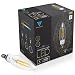 Triangle Bulbs T95085-6 4W LED E12 2700K 400 lm Non-Dimmable Base Candelabra Light Bulbs Equivalent to 40W Incandescent Bulb