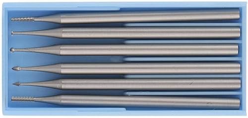 Miniatura 9 de Juego de herramientas de tallado de escultura de 0.093 in/0.09 pulgadas, juego de herramientas de grabado de acero de tungsteno para joyería de