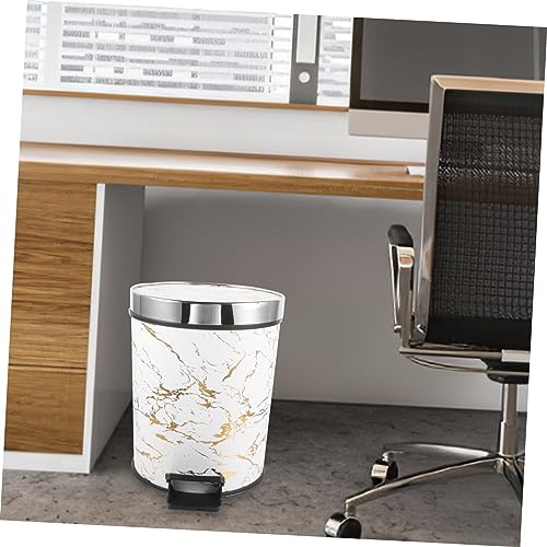 Caneca de basura rectangular 8L con pedal Vaguelly miniatura 2