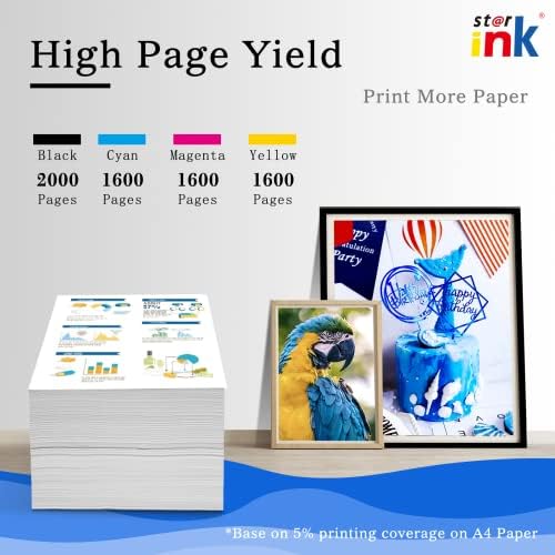 963XL Ink Cartridges Multipack Remanufactured for HP 963XL 963 Ink Cartridges with HP OfficeJet Pro 9010 9016 9022 9025 9019 9020 9013 9012 9014 9015 Black Cyan Magenta Yellow 4-Pack