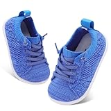 FEETCITY Baby First Walking Shoes Flexible Baby Slip On Shoes Barefoot Infant Sneakers Breathable Lightweight Infant Sock Shoe Outdoor