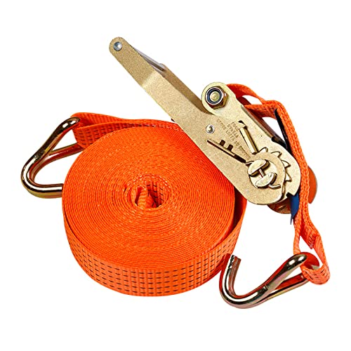 XiaoLong Spanngurte mit Ratsche Spanngurt Spanngurte mit Haken Spitzhaken Ideale Befestigung für Anhänger Fahrrad…