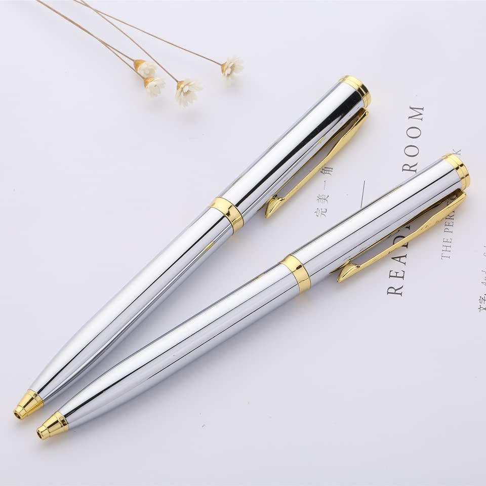Luxury Ballpoint Pen Metal Roller Ball Pen for Writing 0 7mm Refill Gift Stationery Office — view 4
