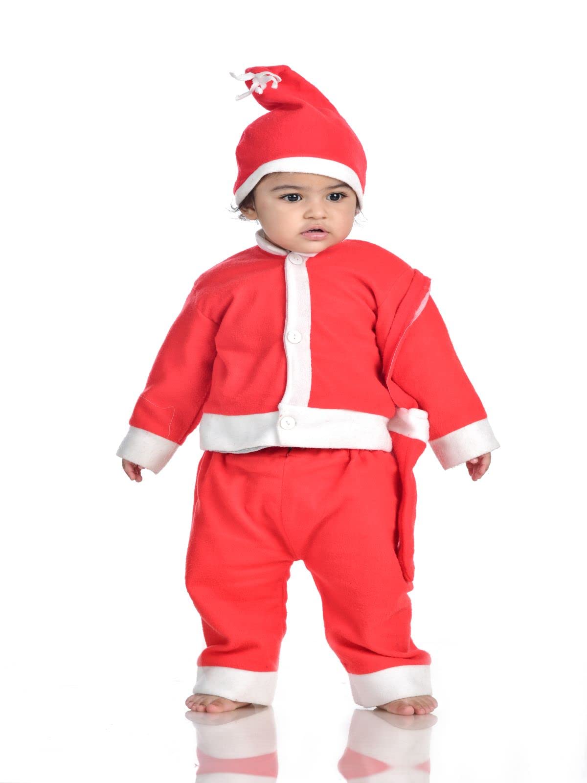 BookMyCostume Santa Claus Dress Set of 4 (Jacket, Bottom, Bag, & Cap) Kids & Adults Christmas Costume 2-3 years (B08KT3M846) Amazon Price History, Amazon Price Tracker
