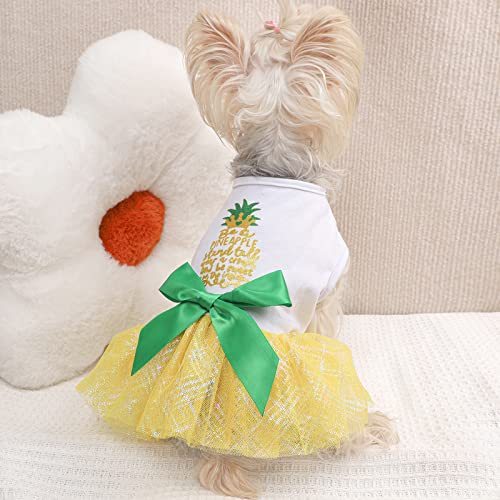 Dog Dress July 4Th Girl Puppy Skirt Cat Outfit Pet Clothes For Small Dogs Costume Birthday Gift Dog Clothes For Large Dogs Girl Puppy Outfits #TOP3