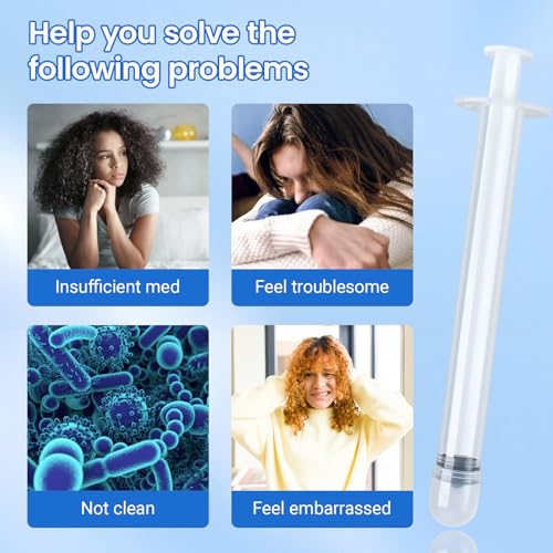 EDWERD Med Sterile Vaginal Cream Applikatoren - Individuell verpackter Kunststoff Applikator für Salben, Gele & Cremes, mit Dosierungsmarkierungen, Einweg, 30 Packungen (5g)