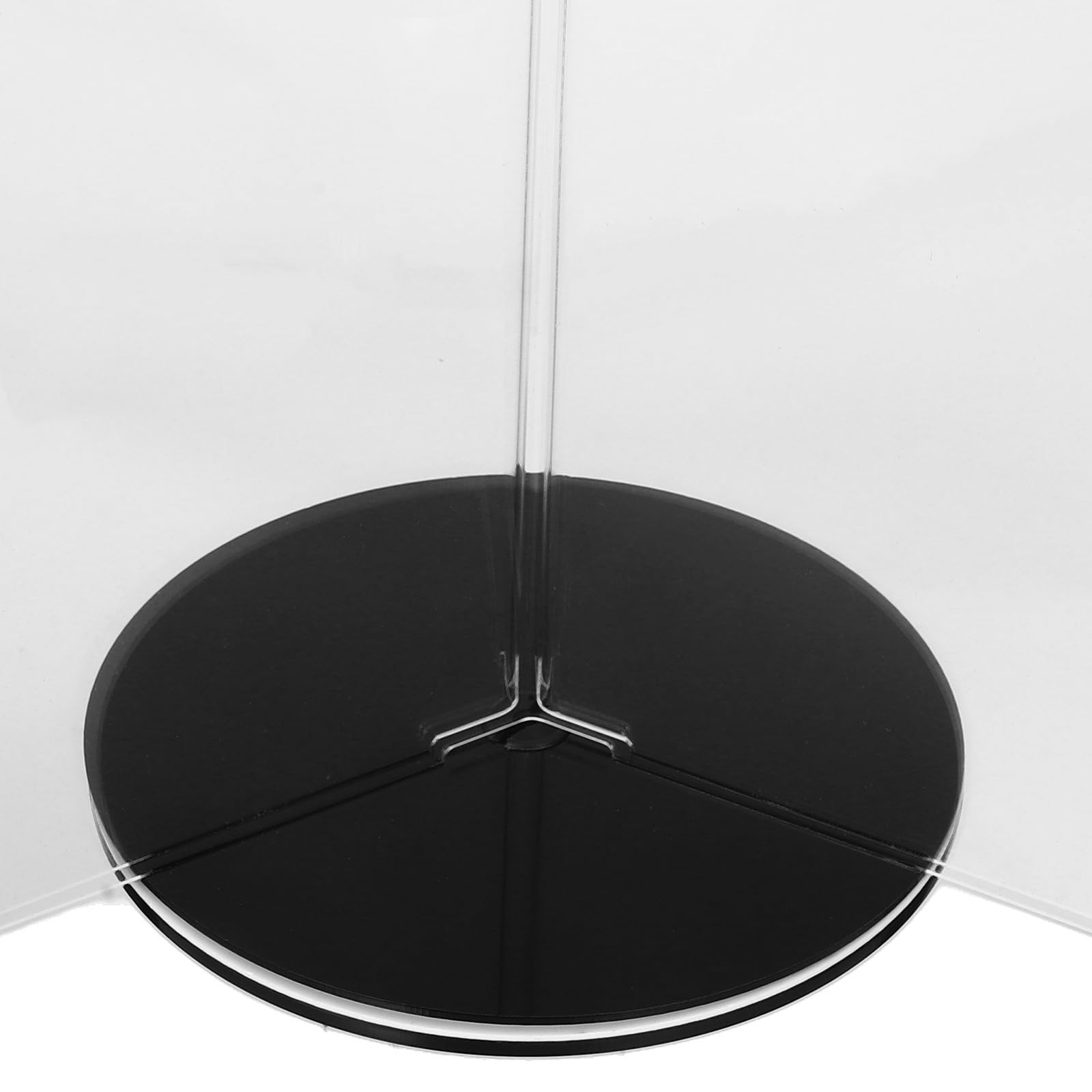 Soporte A5 con Base Estable de Menú Giratorio de Acrílico Seis Caras para Exhibición Elegante en Bodas y Eventos