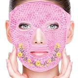 CONBELLA Cold Face Eye Masks Ice Face Mask Hot Cold Compress for Dark Circles, Puffiness, Migraines, Headache, Stress, Redness, Cooling Face Masks for Women Man, Skin Care
