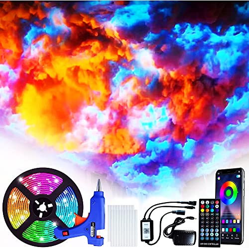MOFGOE Cloud LED Lights for Bedroom, Clouds for Ceiling Fluffy