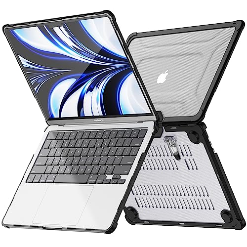 Funda MacBook Air 15 pulgadas 2023 resistente a prueba de golpes con soporte integrado 5