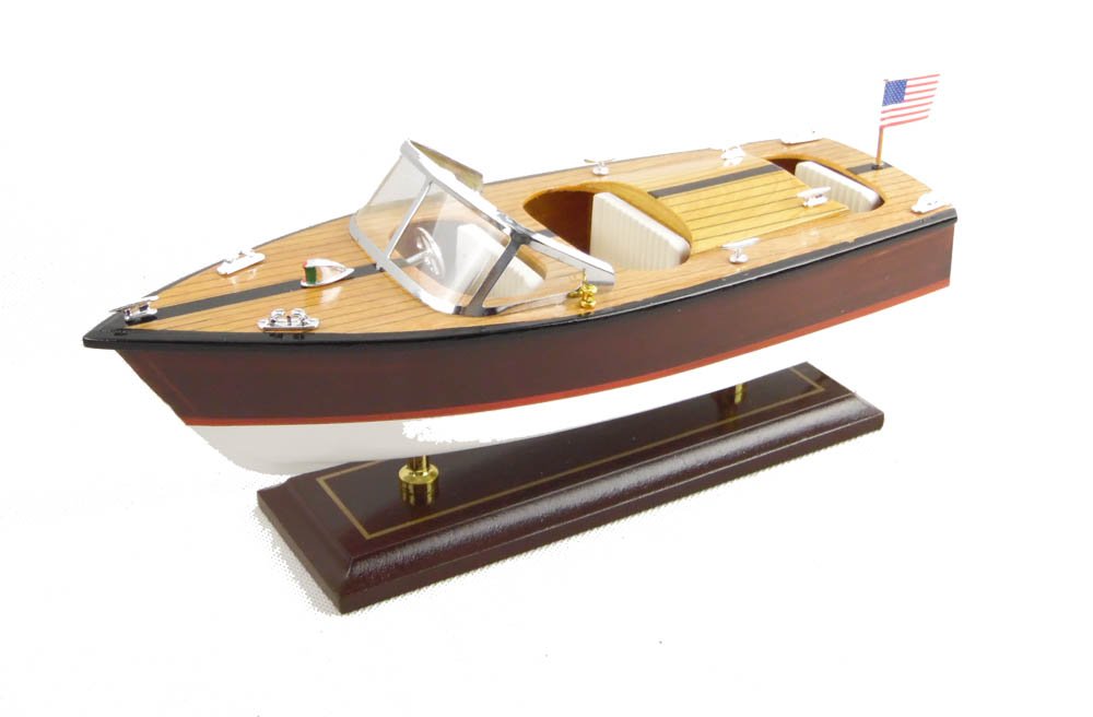 Italienisches Motorboot- Sportboot -Italien- 34 cm