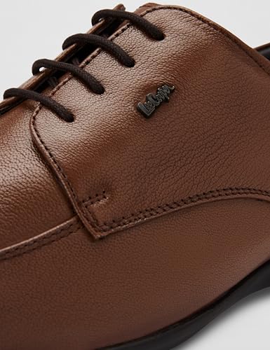 Image of Lee Cooper Men's LC9000E Leather Derby Formal Shoes | Lightweight, Comfortable & Stylish Lace-Up for Office, Business