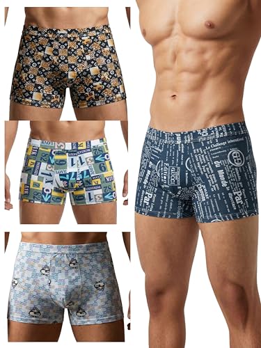 Image of CK INNERWEAR Presents Mens Ultra-Soft Ice Silk Strechable Underwear (Multicolour)