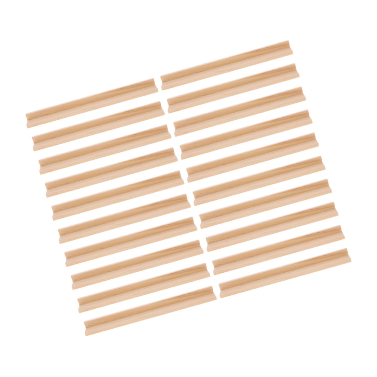 20 Supporti per Lettere in Legno, Supporto Robusto e Versatile per Giochi da Tavolo, Organizzazione e Esposizione a Casa in Viaggio