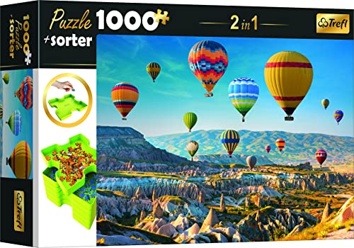 Trefl 10655 Puzzle 1000 Teile, Sorter 6 Fächer, Ordnen, Sortieren, Transportieren Aufbewahren,...