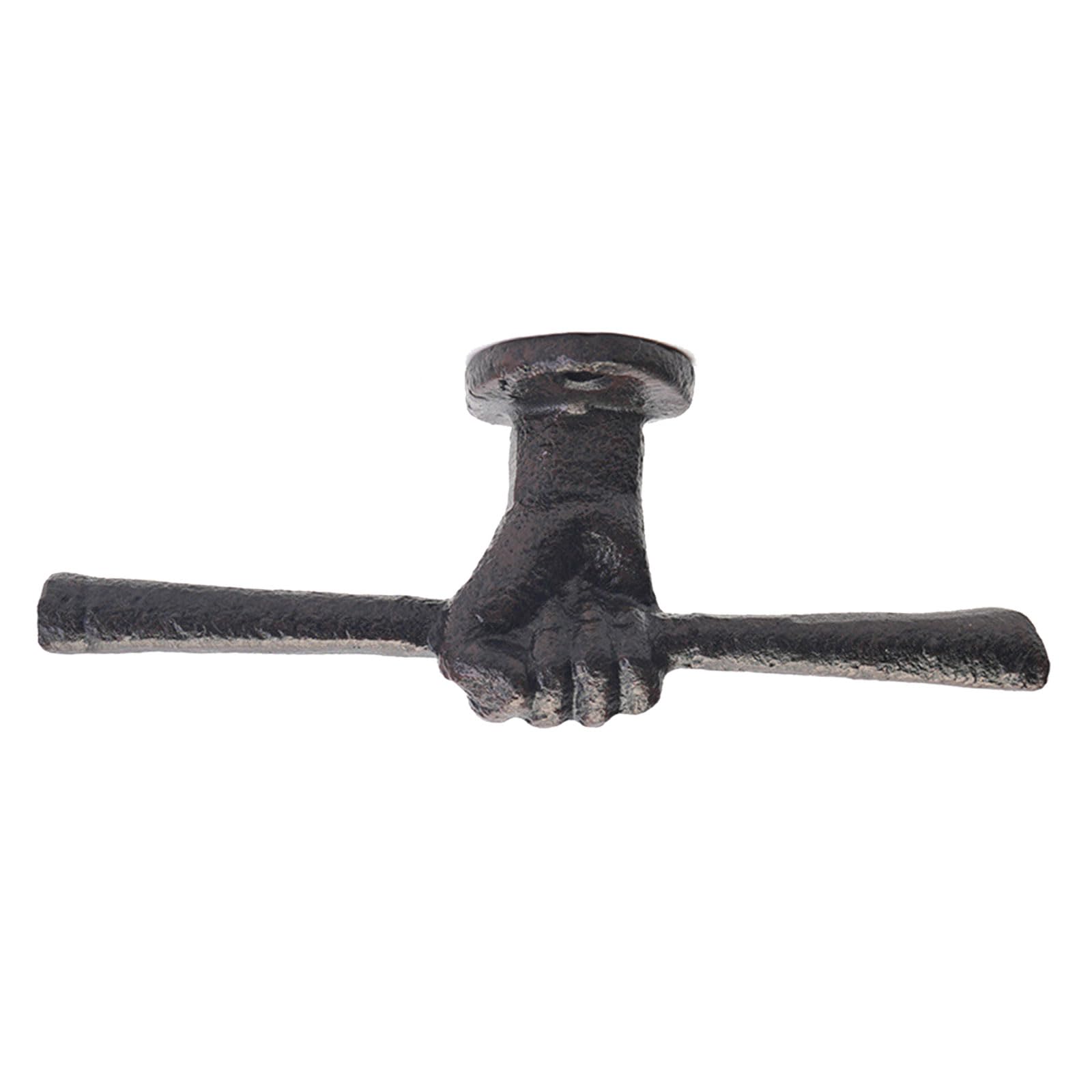 Linvimia Innovative Wall Hook with Unique Thumb Hand Plan Permanent Metal Code Owner for Home Deck Space Saving Present Concept Unique Decorative Wall Hook