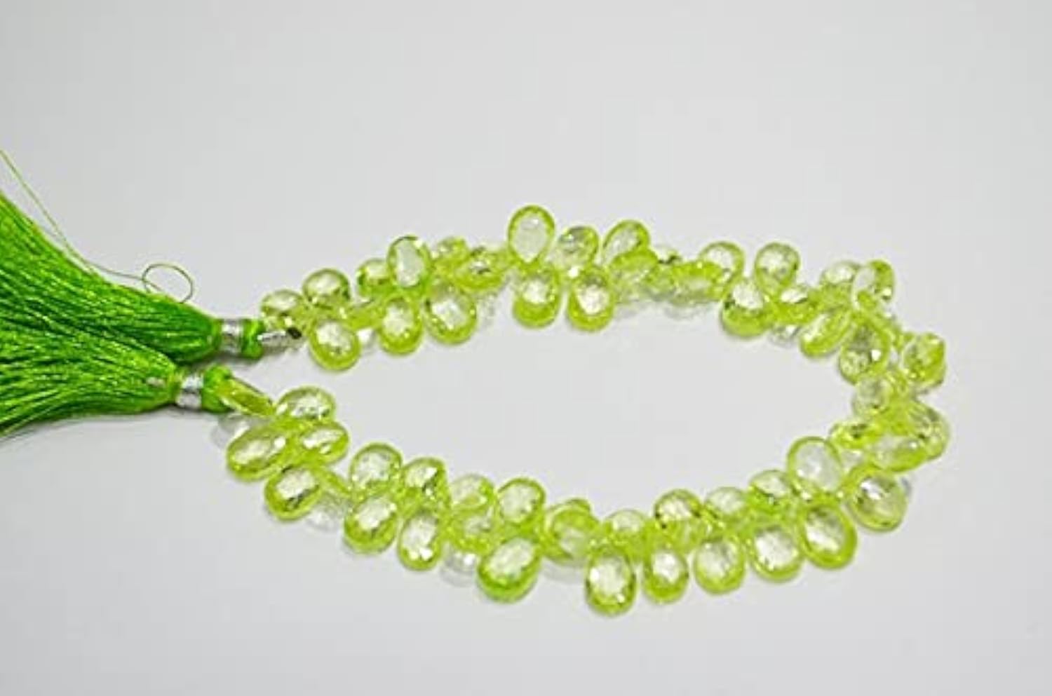 Cubic zerconia prenite color pour réparer et personnaliser vos colliers