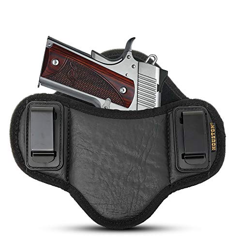 Tactical Pancake Gun Holster Houston - ECO Leather Concealed Carry Soft Material |