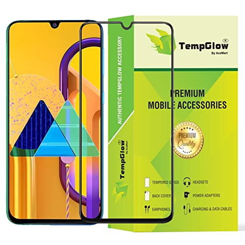 Image of Screen Protector for Samsung Galaxy A20 / A30 / A30S / A50 / A50S Black Tempered Glass Edge-to-Edge 6D Screen Guard With Installation Kit