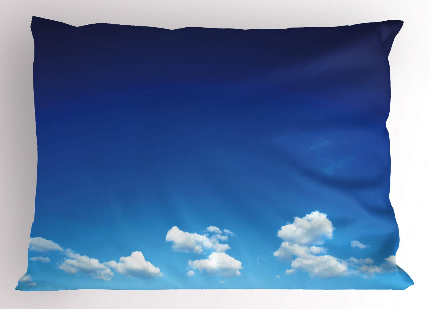 ABAKUHAUS Blu Federa Fodera Cuscino, Umbrella Parole aprile e