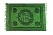 Produktbild Sarong Pareo Wickelrock Strandtuch Handtuch Lunghi Dhoti Wandbehang Tribal Keltisch Einhorn Celtic Mädchen Emo Grün