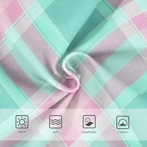 Girls' Cotton Briefs Organic Underwear for Girls Fresh Checkered3