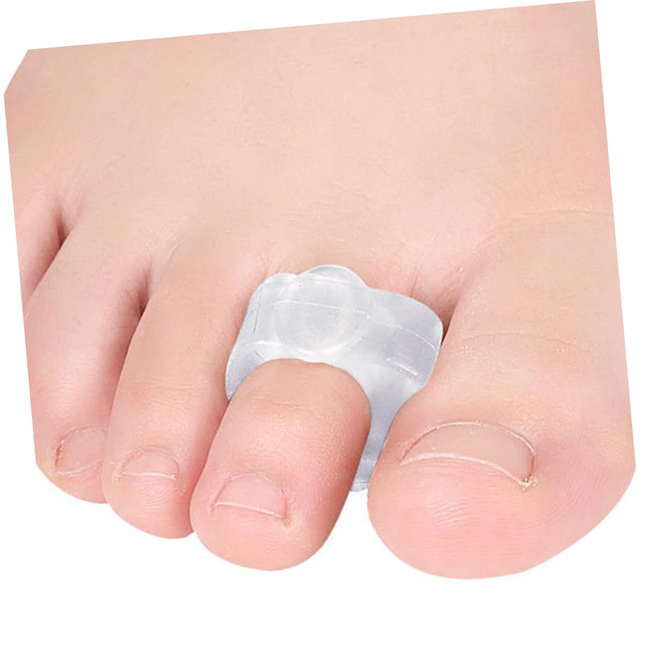 Ipetboom E Separating Covers 8 Pack Toe Spacers Gentle Toe Spacers for Bunions Soft Toe Spacers