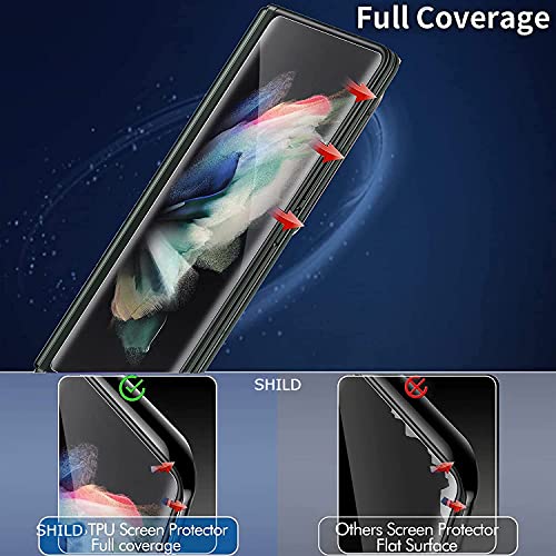 Image of SHILD Acrylic Screen Guard For Smartphone (Transparent) Edge To Edge Full Screen Coverage With Easy Installation Kit (Fold 3)