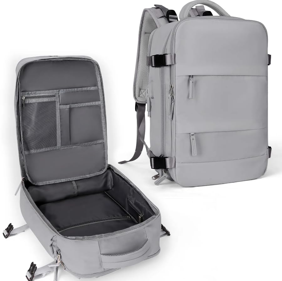 Photo 1 of ***STOCK PHOTO REFERENCE ONLY***Durable Waterproof Large Travel Backpack - Your Perfect Adventure Companion (Grey, Small) Small Grey